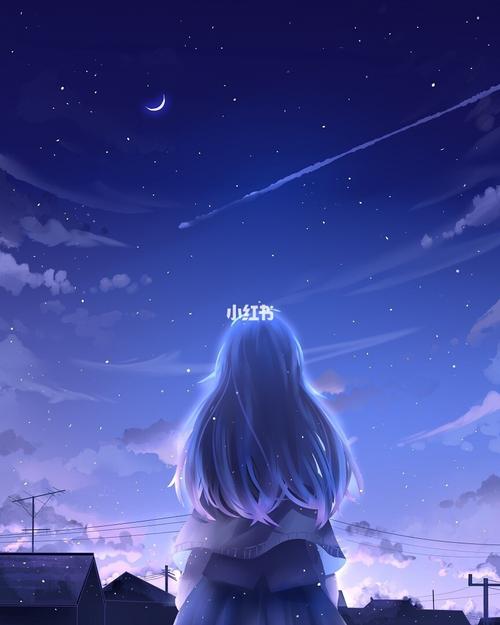 动漫唯美天空背景_动漫_素材_素材其他