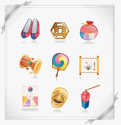 关键词 : 朝鲜族,鞋子,扇子,脸谱,传统文化,灯泡