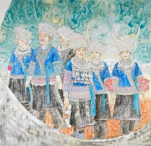 的典型特征及精神气质进行艺术加工,每幅人物画都基调鲜明,各具风情