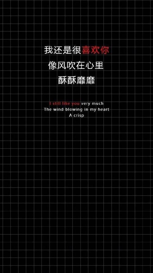 触动心灵的英文短句我还是很喜欢你,像风走了八千里,不问归期.