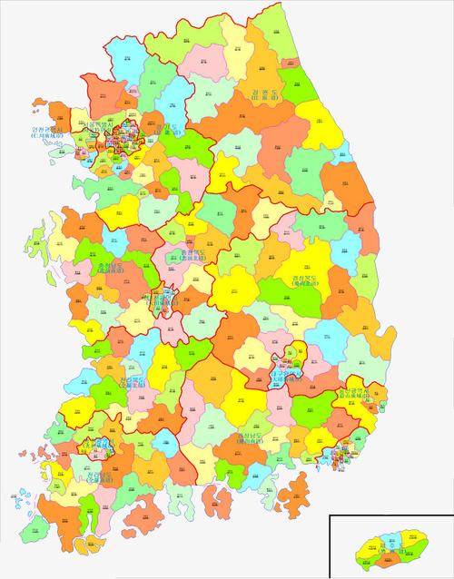 韩国地图
