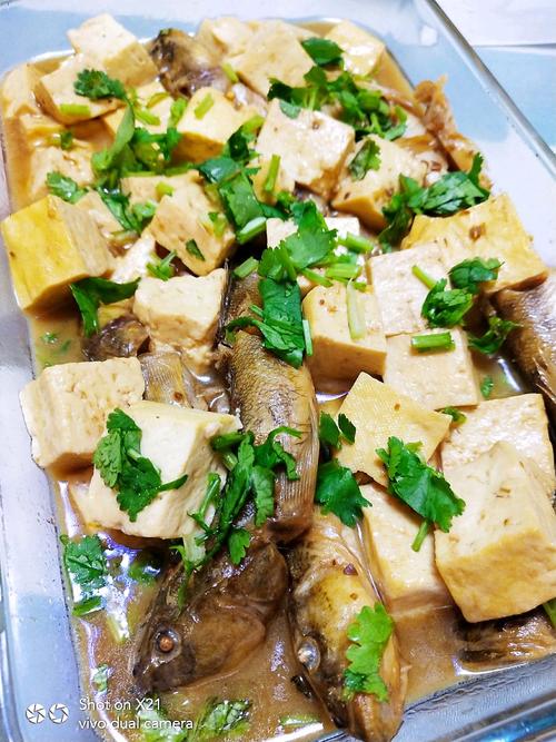 家常豆腐焖鱼