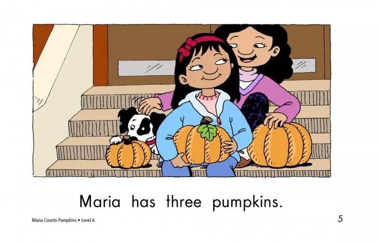 【英语每日一课】玛丽亚数南瓜《maria counts pumpkins》