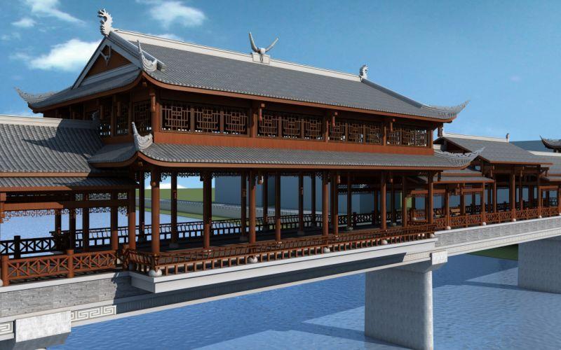 汶川这两座人行廊桥简直美炸了!在无忧城,让汶川人出行也无忧