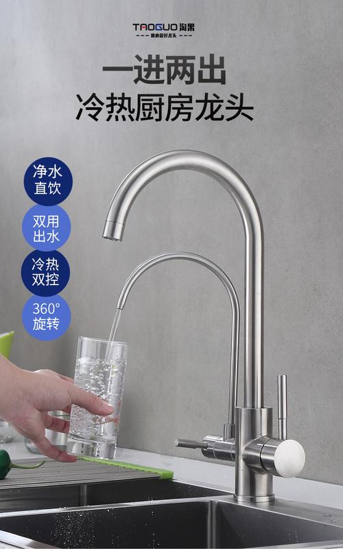 二合一水龙头厨房冷热双用洗菜盆净水器直饮水槽多功能家用水龙头