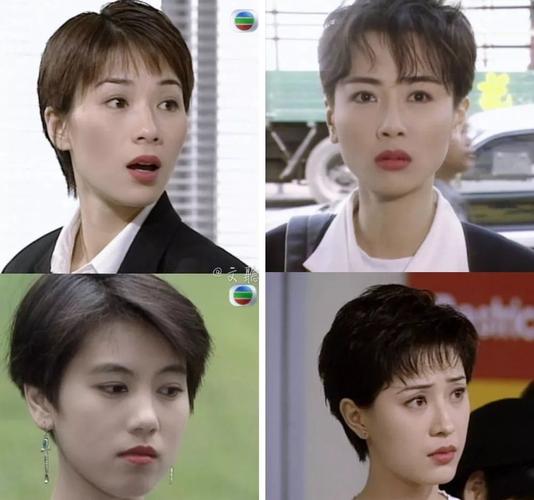 郭采洁的港式短发惊艳了所有人!那时候的发型同样适用