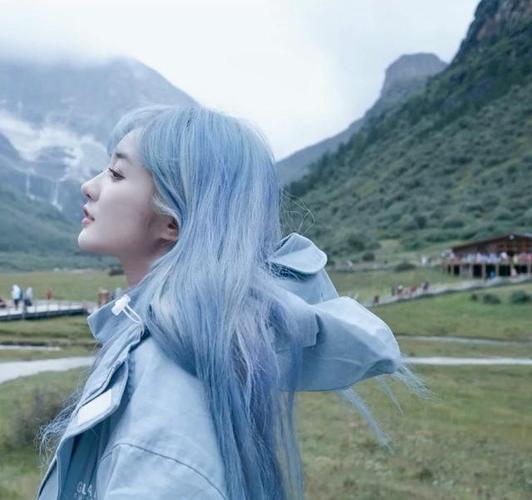 神明偏爱蓝色,女生头像