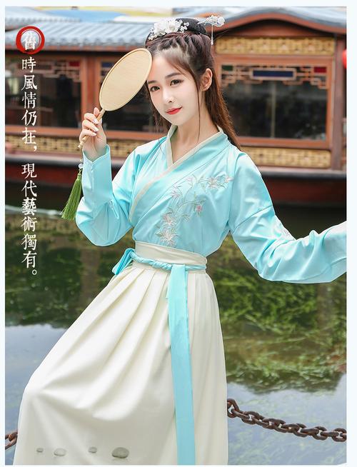 汉服女中国风传统汉服夏唐装齐胸襦裙春秋古装汉元素改良清新淡雅