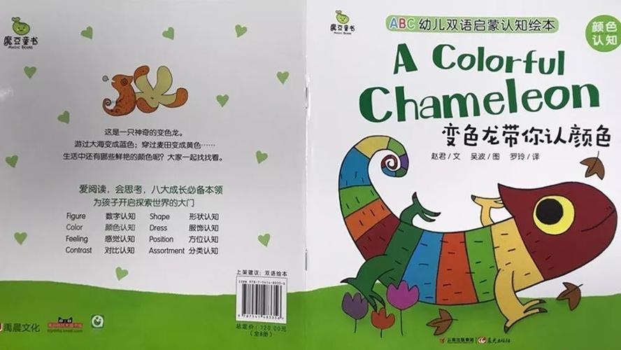 在读完绘本后,书的背面有游戏小提示:生活中还有哪些鲜艳的颜色?