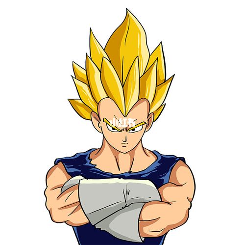 简笔画教程七龙珠之贝吉塔