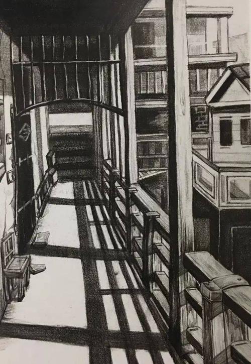 100张清华美院设计素描考卷