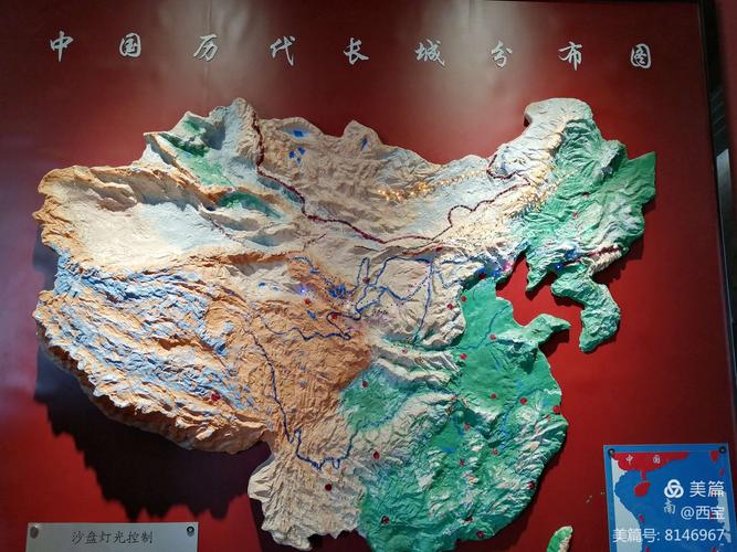 中国历代长城分布图