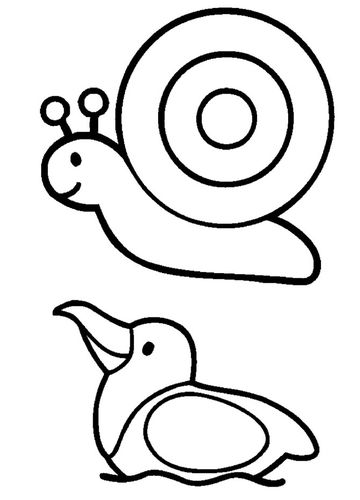 动物简笔画作品 儿童动物简笔画学习图片大全