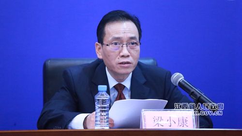 省商务厅副厅长梁小康(文颖 摄)