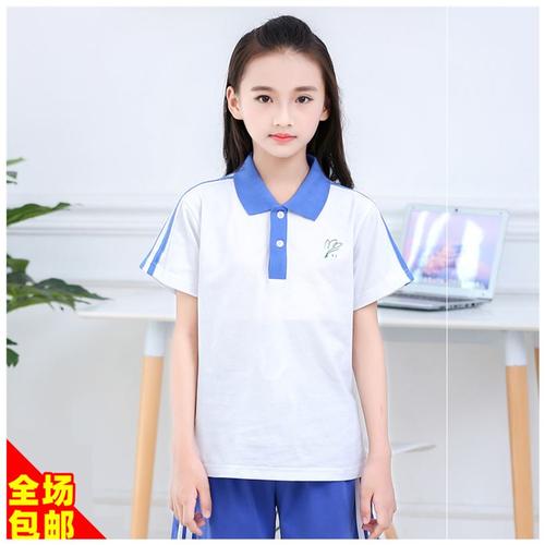 校服深圳小学生专卖统一女款短袖春夏季运动装学校校服