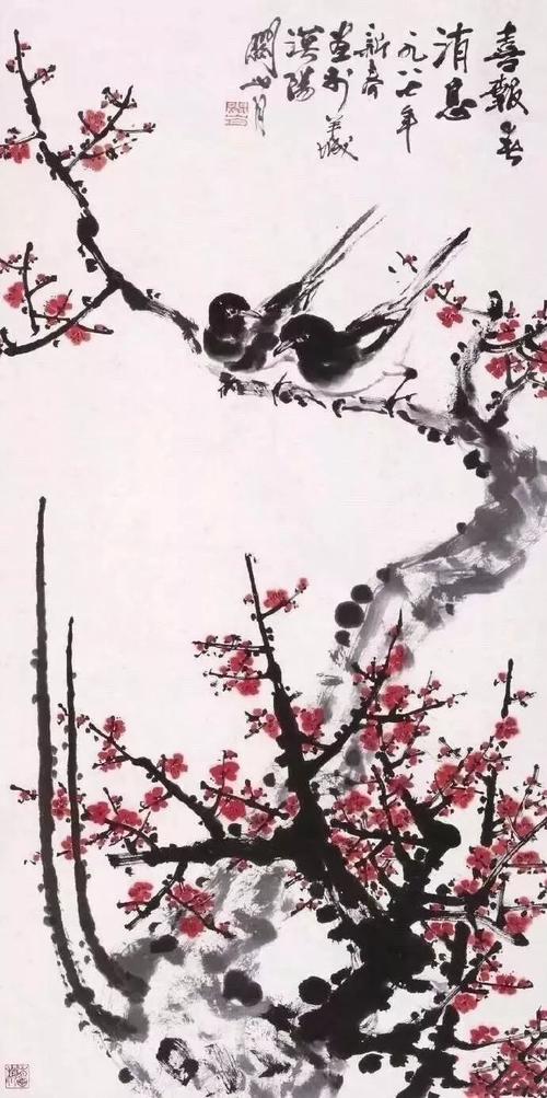 关山月画梅 | 铁骨傲冰雪,幽香透国魂!