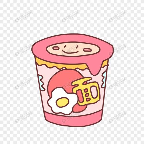可爱鸡蛋泡面