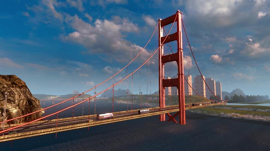 武汉阳罗长江大桥模拟通车动画_1920x1080_高清视频