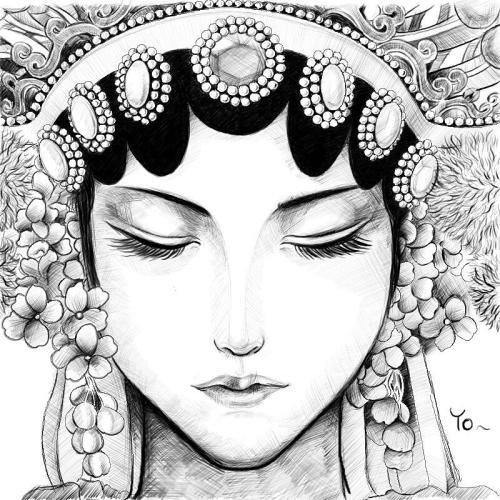 京剧脸谱图片大全女