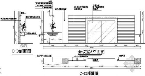 某多媒体会议室装修图