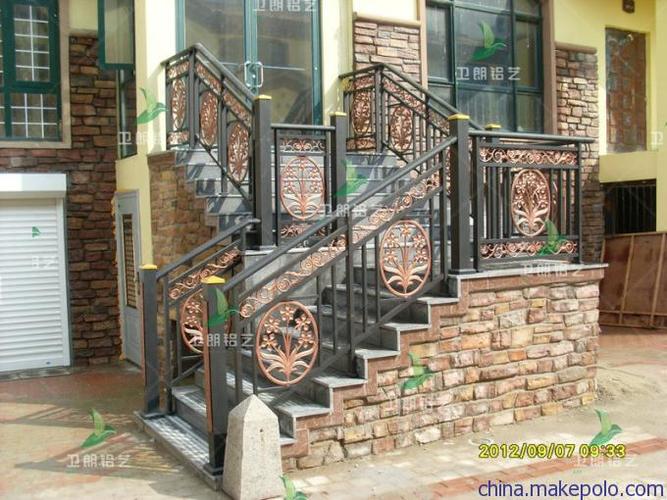 卫朗铝艺-非标定做别墅庭院大门 庭院围栏 阳台护栏 楼梯扶手