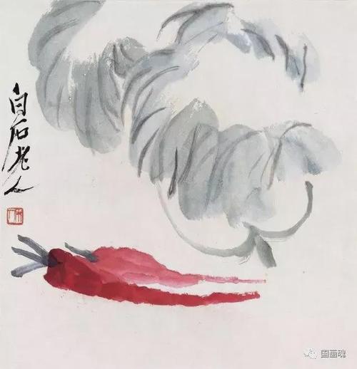 齐白石的果蔬情生活的纯真美好