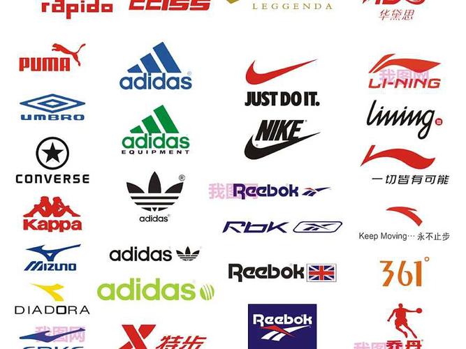 国内外著名运动品牌logo服装标志cdr格式矢量图设计素材