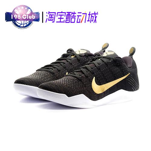 热销耐克科比11_nike kobe 11 elite gcr 科比同款黑金11中国行限量版