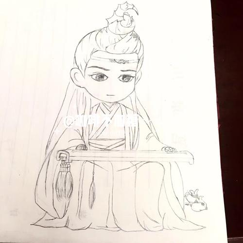 魔道祖师 蓝忘机q版_咖啡_魔道祖师_影视_动漫