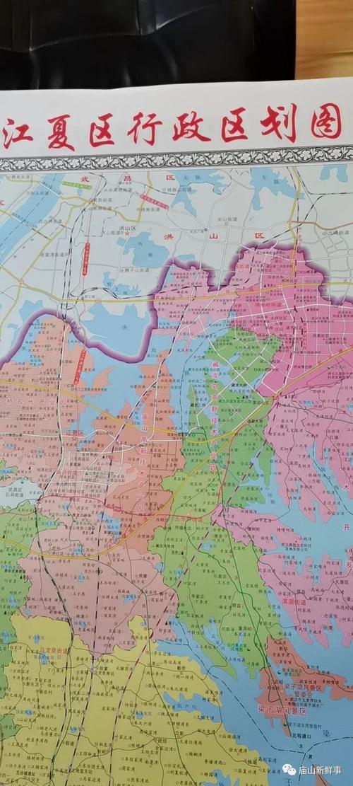 江夏区行政区划图公布!庙山高新技术产业园这么大