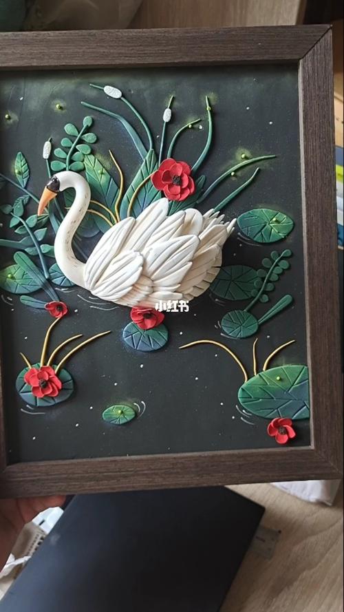 浮雕装饰画_超轻黏土_装饰画_浮雕_手工制作_相框_超轻黏土手工作品