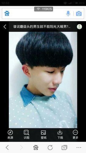 本人男初中生 锅盖头和蘑菇头的区别是什么?