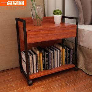 移动小书柜带轮