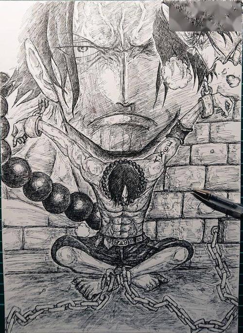 美图分享手绘风格的海贼王男神你爱了吗