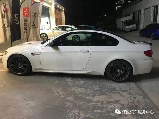 极品碳顶宝马m3e92白改墨尔本红