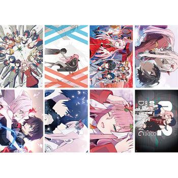国家队海报darlinginthefranxx广02莓动漫海报卡贴周边墙纸1193国家队