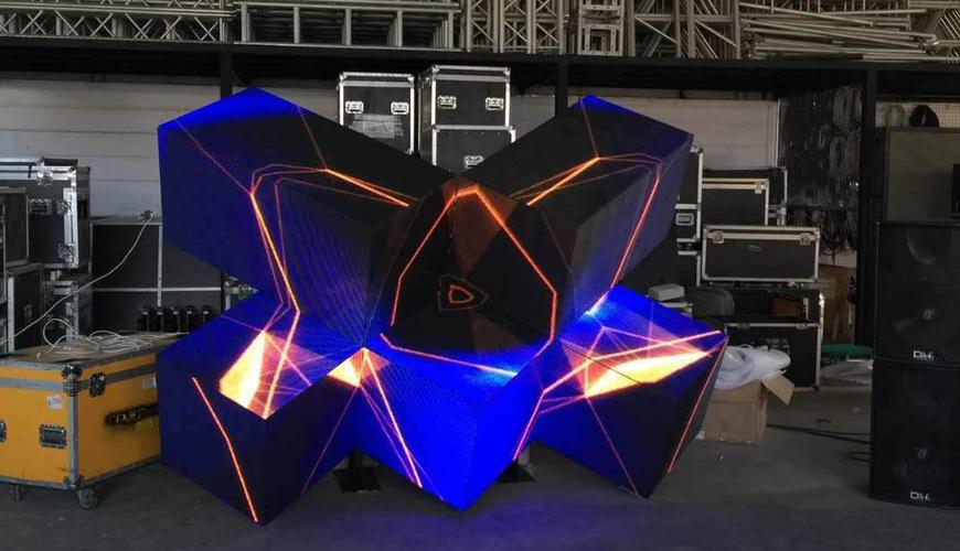 dj台各种显示屏,全彩舞台酒吧异形屏