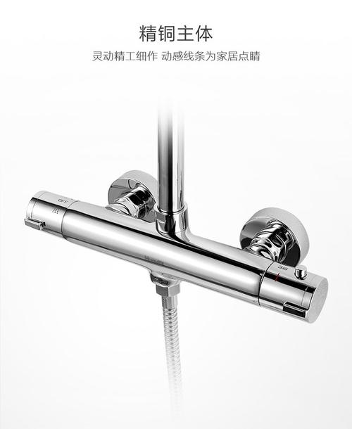 两功能可升降花洒套装智能恒温淋浴花洒套装