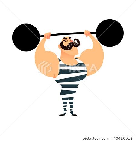 retro sportsman with a