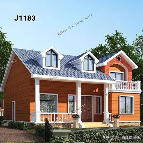 4款一层半农村别墅带阁楼实用性强全家老少都喜欢