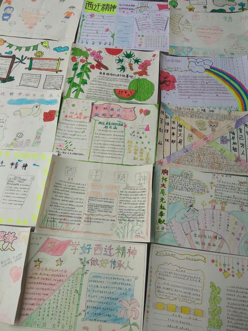 四是绘制一份手抄报.