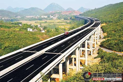 道贺高速公路的广西段