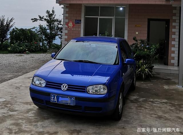 云南遇到2003款大众高尔夫,第四代狼堡版,至今也不烧机油