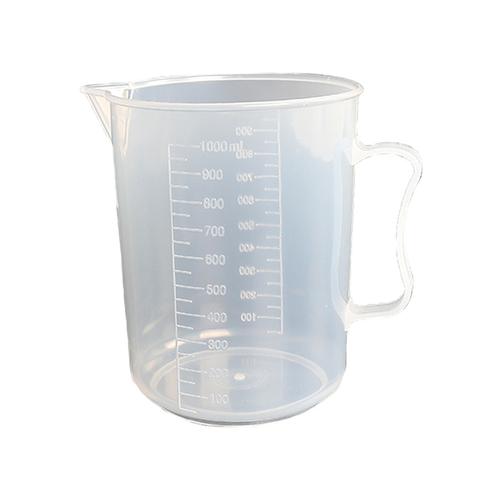 浇水计量水壶 1l 500ml 250ml 量杯带刻度小号透明塑料浇花施肥