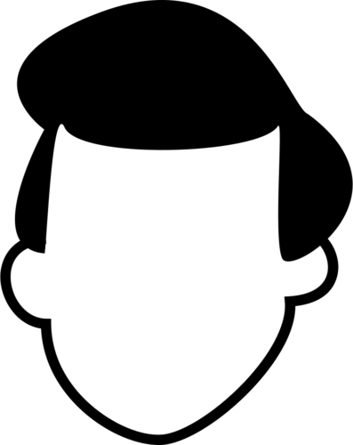 male head with hair comments