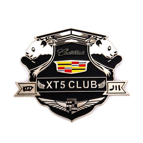 金属中网车标定制作 宝马车友会汽车贴纸定做3d立体设计车队标 - 英锐