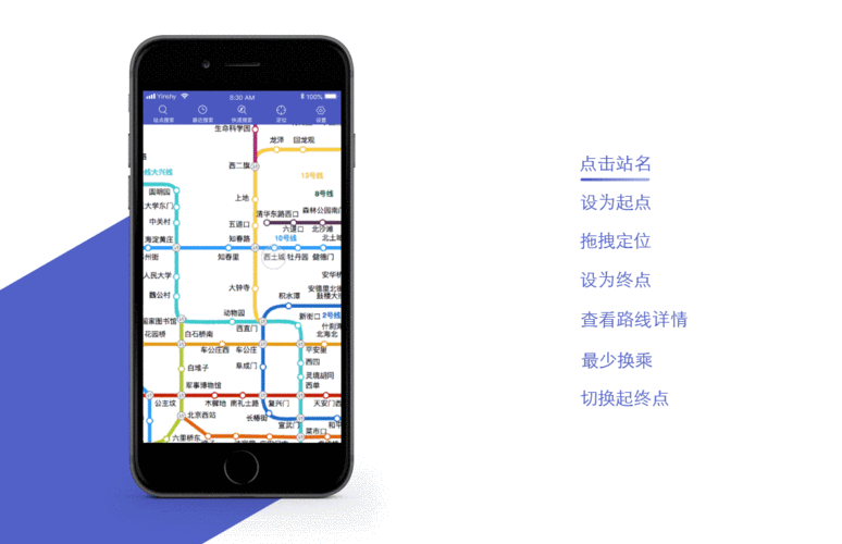 嗖地铁app概念设计