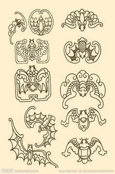 花纹中国纹样希望对不认识纹样的设计师们有所帮助古