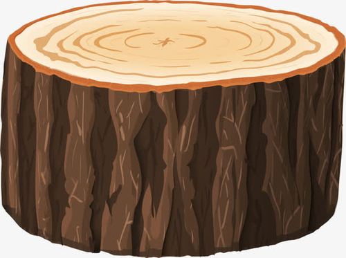 关键词 : 木头,年轮,卡通,树墩