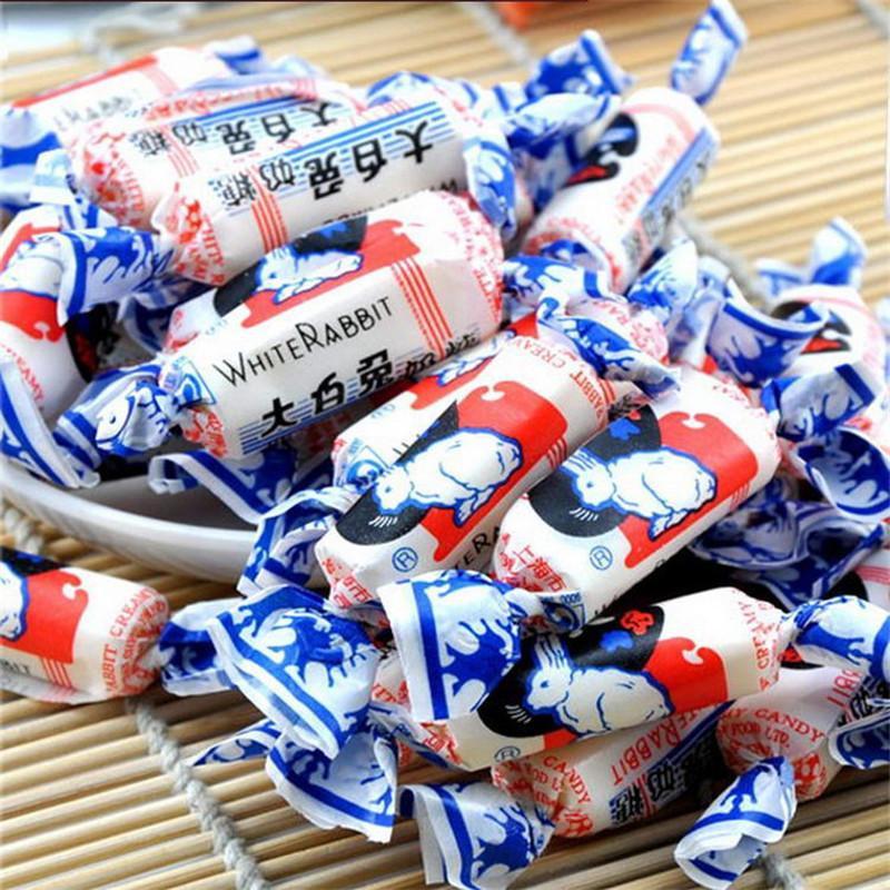 大白兔奶糖114克2包邮袋装正品儿童零食休闲小吃回味童年80后奶糖